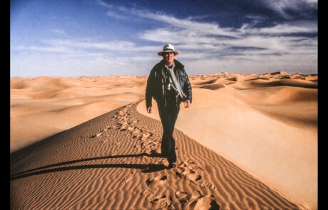 Bernardo Bertolucci Set “Il tè nel deserto” 1990