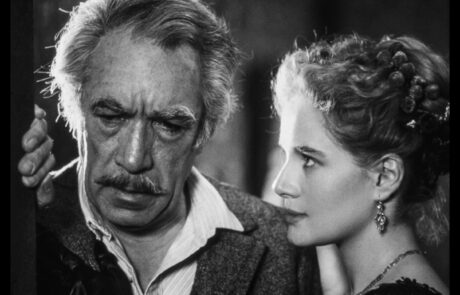 Dominique Sanda, Anthony Quinn Set “L’eredità Ferramonti” 1976