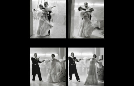 Giulietta Masina, Marcello Mastroianni Set “Ginger e Fred” 1985