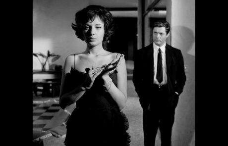 Monica Vitti, Marcello Mastroianni Set “La notte” 1961