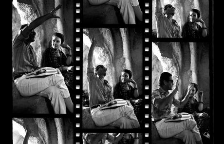 Pier Paolo Pasolini e Maria Callas Set “Medea” 1969