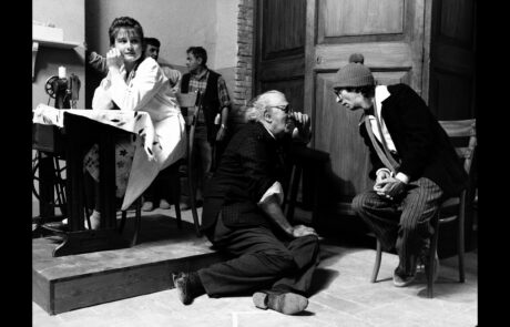 Roberto Benigni, Federico Fellini Set “La voce della luna” 1990